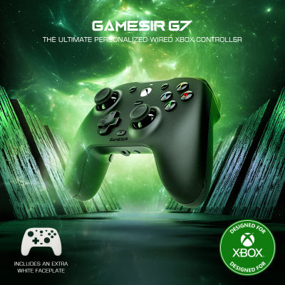 GameSir G7 Xbox จอยเกมเกมแพดมีสายสำหรับ Xbox Series X, Xbox Series S, Xbox One,จอยสติ๊ก PC,แผงเปลี่ยนได้