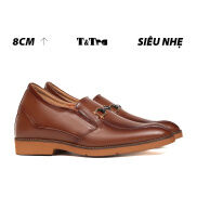 8cm men s T & Tra s1097 Jean brown shoes