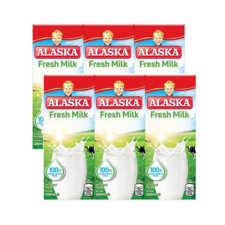 Alaska Fresh Milk 200ml Pack of 6 Lazada PH
