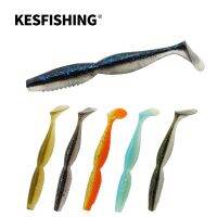 【DT】hot！ KESFISHING Fishing Lures artificial Soft Silicone Bait Spiner Shad 4 and 5 inchs the Best Bass Add Smell