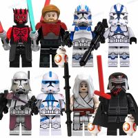 บล็อกตัวต่อฟิกเกอร์ 501Jet Trooper Darth Maul Obi-Wan Bacara Rey Kylo Wars ขนาดเล็ก ของเล่นสําหรับเด็ก