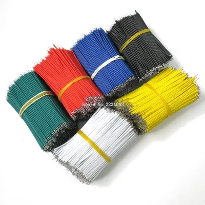 100PCS/LOT Tin-Plated Breadboard PCB Solder Cable 24AWG 8cm Fly Jumper Wire Cable Tin Conductor Wires 1007-24AWG Connector Wire
