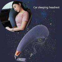 2022 New Car Seat Headrest Sleep Pillow Universal Creative Travel U-shaped Car Neck Pillows Auto Soft Sleeping Support  Cushion Seat Cushions