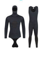 FESA Men S SCR Wetsuit 3มิลลิเมตรหนาอบอุ่นและทนต่อการสึกหรอชุดดำน้ำแยกสูท