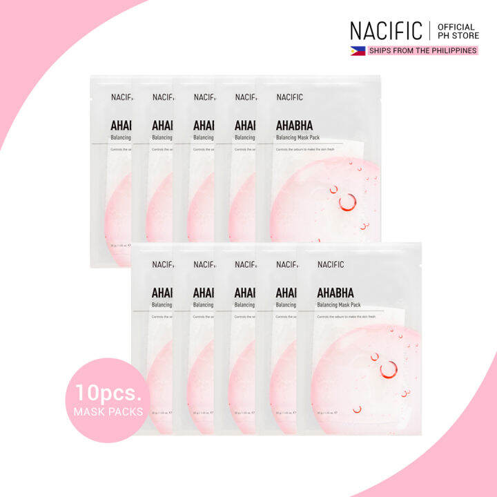 Nacific AHA BHA Balancing Mask Pack - 10 pcs | Lazada PH