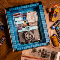 Lomography Diana F + 120กล้องฟิล์มวันวาเลนไทน์ของขวัญวันเกิดคริสต์มาส