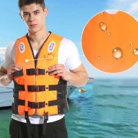 Adult Kid Life Safet Jacket Drifting Swimming Boating Fishing Surf Vest with Emergency Whistle Orange