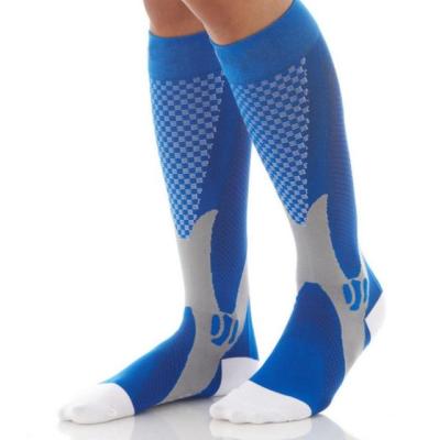 ถุงเท้าไนลอนวิ่งบาสเก็ตบอลฟุตบอลถุงน่องกระชับสัดส่วนสำหรับถุงเท้ากีฬาการบีบอัดกลางแจ้ง