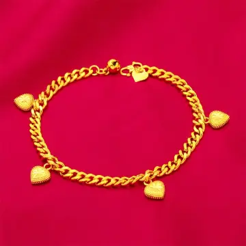 Aggregate more than 75 gold charm bracelet singapore super hot