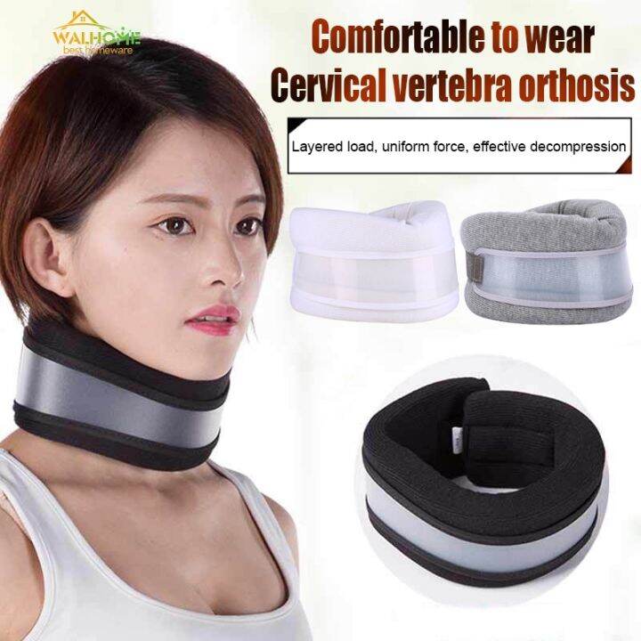 WALHOME Soft Cervical Collar Neck Belt Support Brace Posture Correcting