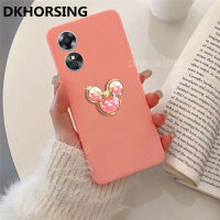 DKHORSING เคสผิวใหม่ OPPO A78 5G หลากสีแฟชั่นการ์ตูนน่ารัก MN คริสตัลเคสโทรศัพท์ซิลิโคนนิ่ม Oppo A78ฝาครอบ2023