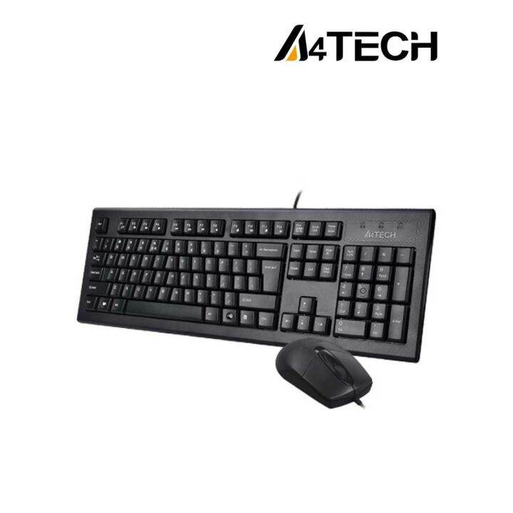 A4tech KRS8572 Black Keyboard & mouse combo USB Lazada PH