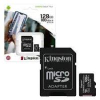 SD CARD  Kingston(คิงสตัน)128GB micSDHC Canvas Select Plus 100R A1 C10 Card + ADP 100MB/s Read