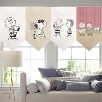 Children Snoopy Kitchen Toilet Door Curtain Partition Curtain Pennant Curtain Influencer Curtain ins Style Custom Decorative Hanging Curtain