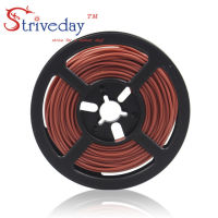 【✱2023 HOT✱】 fka5 100เมตร/ม้วน328ft 30awg ฉนวนกันความร้อนสูงยืดหยุ่นลวดทองแดงหุ้มดีบุกสายซิลิโคน Rc สายไฟอิเล็กทรอนิกส์