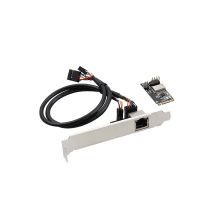 Mini PCI-E to Gigabit Network Card 1000M RJ45 Port Wired PCIe Desktop PC Network Card RTL8111H PCI Express Adapter