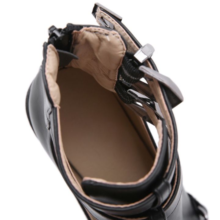 รองเท้า-pepe-dragon-สำหรับผู้หญิง-พื้นรองเท้าหนา2023โซ่หมุดโลหะแพลตฟอร์มกันน้ำ-sepatu-boot-pendek-ผู้หญิงส้นสูงหนา