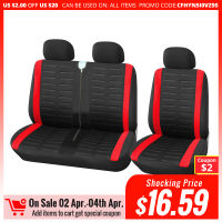 AUTOYOUTH Car Seat Covers - Breathable Polyester Suitable for 2+1 Car Seat Protect Covers - Fits Most Car Truck Van SUV