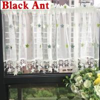 【YD】 Cartoon Curtain Window Half Cabinet Voile Tulle Partition DL-M065 40