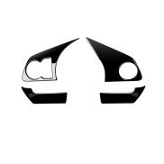 4Pcs Car Steering Wheel Panel Cover Trim Decoration Frame Sticker for
