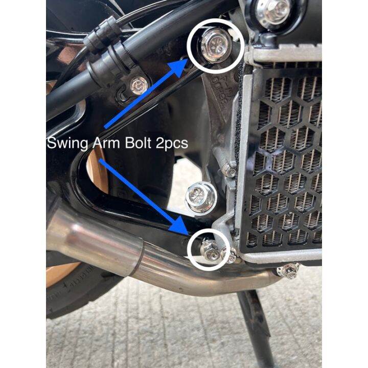 HENG Swing Arm Bolt for Nmax V1 V2 V2.1 / Aerox V1 V2 (2pcs per order
