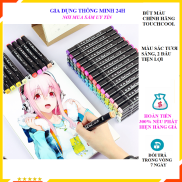 Bút màu Touchcool Marker 30 40 60 80 màu, Màu vẽ chuyên nghiệp - Vẽ Anime