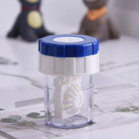 Travel Plastic Eyes Rotation Holder For Manual Type Storage Case Contact Cleaner