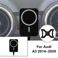 ที่วางโทรศัพท์รถแม่เหล็กสำหรับ S3 A3 Audi 8V 2014-2020ระบายอากาศคลิปติดตั้ง GPS Magsafe อุปกรณ์เสริมรถยนต์ฐานยึดอุปกรณ์นำทาง