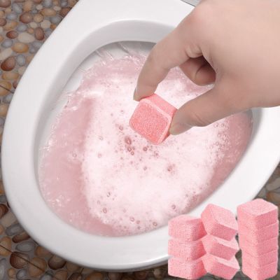 【cw】 5pcs Toilet Cleaner Descaling Pill Effervescent Tablet for Cleaning Accessories ！