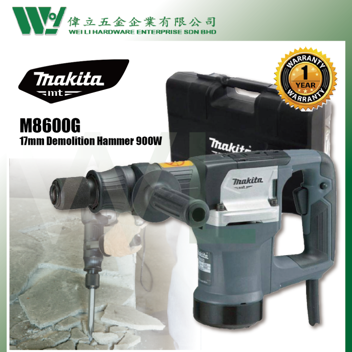 Makita MT M8600G Demolition Hammer 900W / mesin hack m8600 Lazada