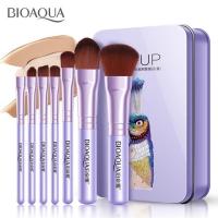 Bioaqua 7ชิ้น/เซ็ต Pro แปรงแต่งหน้าสำหรับใบหน้าผู้หญิงชุดแปรงแต่งหน้าสำหรับใบหน้าแปรงอายแชโดว์เพื่อความงามแปรงแต่งหน้าแปรงแต่งหน้า