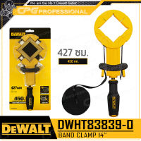 DEWALT แคลมป์เข้ามุม แบบสายรัด ขนาด 14 นิ้ว (472 ซม.) รับน้ำหนักได้ 450 กก. รุ่น DWHT83839-0