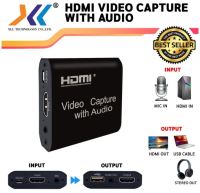 XLL Hdmi video capture with Audio สตรีมเกมมือถือ ผ่านคอม ios obs capture card สตรีมเกมมือถือ