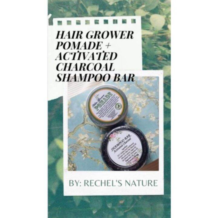 Hair Grower Set! Pomade Activated Charcoal Shampoo Bar Lazada PH