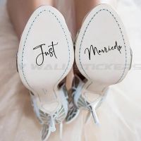 【hot】◈◎¤ Married Decal Wedding shoes decal Bride Stickers Day Accessories3982