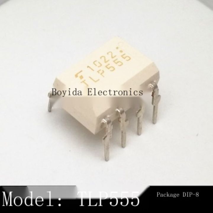 10pcs-ใหม่เท่านั้นนำเข้า-tlp555-dip8ปลั๊กตรงนำเข้า-optocoupler-สัญญาณความเร็วสูง-optocoupler-isolator