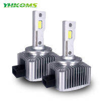 YHCOMS D1S D3S LED Headlights HID D2S D4S D5S D8S D1R D2R D3R Car Bulbs Turbo LED 35000LM CSP Chip 6000K White 90W Plug&amp;Play