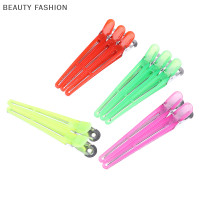 BEAUTY FASHION 10pcs Salon กฎเฉพาะส่วนจับผมคลิปผมพลาสติกผม