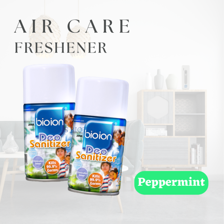 Peppermint Bioion Deo Sanitizer Aerosol Refill 250ml/can Lazada