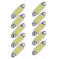 สีขาว42มม. พู่ห้อยซัง12 LED แผนที่โดมหลอดไฟภายใน