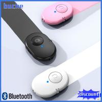 BUCHE สากล ตัวควบคุมกล้องโทรศัพท์ ชาร์จใหม่ได้ ปุ่มควบคุมระยะไกล Bluetooth ลั่นชัตเตอร์ ไร้สาย ตั้งเวลา