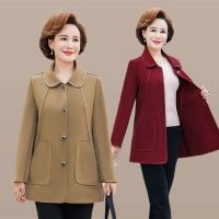 ▲ↂ 40 to 50 years old mother trench coat female 2022 autumn winters with western style of long grade older big yards