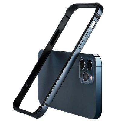 [สินค้าใหม่ในสต็อก] หรูหราอลูมิเนียมซิลิโคนป้องกันกันชนกรณีโทรศัพท์สำหรับ IPhone 14พลัส13 12 11 Pro Max 12Pro X XS XR 8 7บวก IPhone12ปก