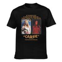 ผู้ชายเสื้อยืดบุคลิกภาพ Carrie V3 Brian De Palma หนังสยองขวัญโปสเตอร์1976 Novelty Men S เสื้อยืดสวมใส่ทุกวัน