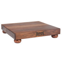 เขียงไม้วอลนัท 4ขา John Boos Block WAL-B12S Walnut Wood Edge Grain Cutting Board with Feet, 12 Inches Square, 1.5 Inches Thick