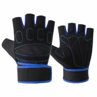 Men Women Gym Fitness Gloves Half Finger Cycling Gloves Pro Fitness Weight Lifting Body Building Training Sports Exercise Workout Bike Gloves