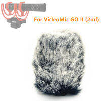 ไมโครโฟนกระจกหน้ารถกลางแจ้งฝาครอบกระจกหน้ารถ Muff Wind Shield Deadcat สำหรับ Rode VideoMic GO II GOII 2nd