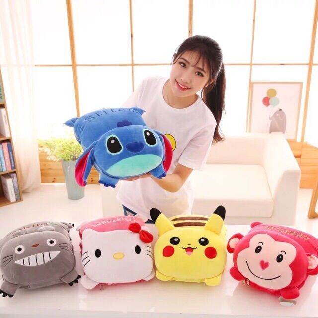 HS Character Design 2N1 Pillow blanket Lazada PH