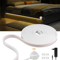 PIR Motion Sensor COB LED Strip Neon Lights 320LEDS/M Waterproof Led Tape Night Light Room Wall Backlight Lighting