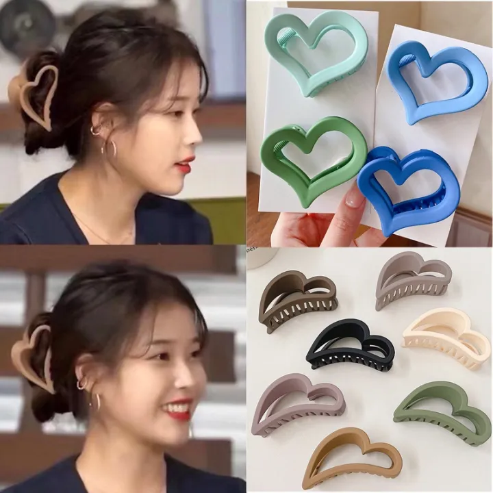 Cute heart-shaped hair clip for women | Lazada PH